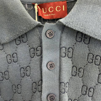Gucci GG-pattern gradient polo