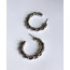 Habitas- Stainless Steel Silver Hoop