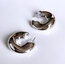 Habitas- Goldies Waved Hoop (Silver)