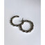 Habitas- Stainless Steel Silver Hoop