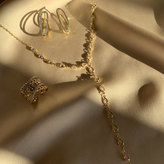 14k Y kolye