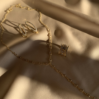 14k Y kolye