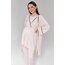 Pembe Biyeli Sabahlıklı Lohusa Pijama Takımı