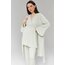 Mint Yeşili Dantelli Sabahlıklı Lohusa Pijama Takımı