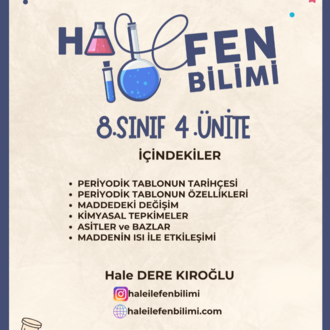 8.SINIF 4.ÜNİTE FASİKÜLÜ