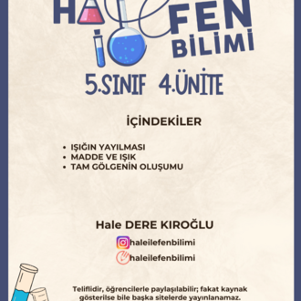 5.SINIF 4.ÜNİTE FÖYÜ