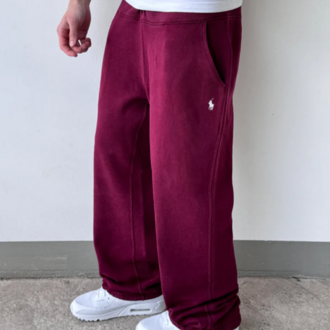 Polo Ralph Lauren Bordo Renk Baggy Jogger Eşofman Altı