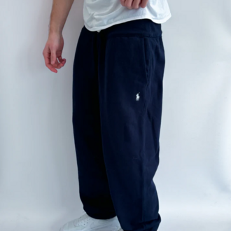 Polo Ralph Lauren Siyah Renk Beyaz Nakış Detaylı Oversize Baggy Jogger