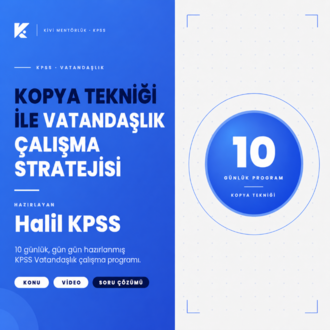 Kopya Tekniği ile Vatandaşlık Çalışma Stratejisi