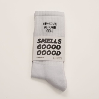 Remove Before Sex Crew Socks