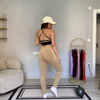 Vizon Butterfly kelebek büzgü s push up büzgülü toparlayıcı tayt
