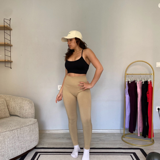 Vizon Butterfly kelebek büzgü s push up büzgülü toparlayıcı tayt