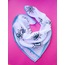 Handpainted Blue Eye Scarf