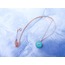 Mother of Pearl Turquoise Necklace 