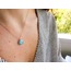 Mother of Pearl Turquoise Necklace 