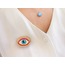 Handmade Wooden Brooch