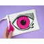 Evil Eye Neon Clutch
