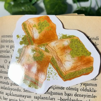 4'lü tatlı temalı mıknatıslı kitap ayracı çoklu