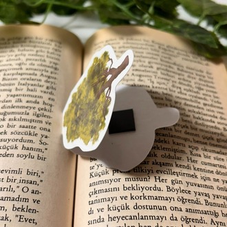 Mıknatıslı Ağaç kitap ayracı, Magnetli kitap ayracı, Manyetik kitap ayracı