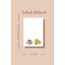 Baklava temalı notepad /Çek kopar not defteri, A6 boyutu, 40 sf., Tutkalla birleştirilmiştir.