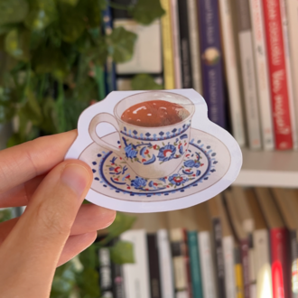 Türk kahvesi mıknatıslı kitap ayracı