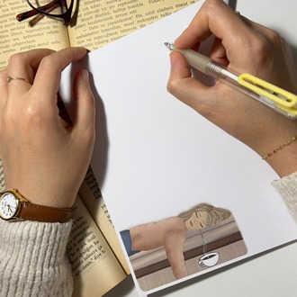 Şekerleme Notepad Çek Kopar Defter, Tutkallı Bloknot, A5, Çizgisiz Defter
