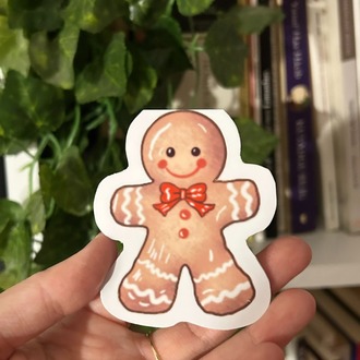 Kurabiye adam mıknatıslı kitap ayracı ginger cookie