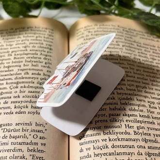 Mıknatıslı Vapur kitap ayracı, Magnetli kitap ayracı, Manyetik kitap ayracı