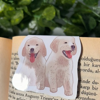 4'lü hayvan temalı mıknatıslı kitap ayracı