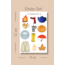 Sonbahar temalı sticker seti