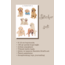 Köpek temalı Sticker Seti, 8x12 cm, çıkartma, bullet journal, scrapbook, kolaj, etiket