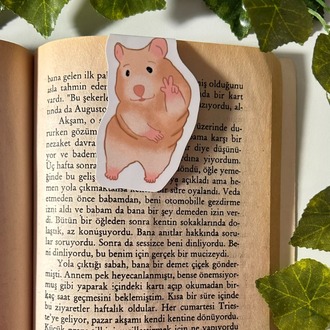 Mıknatıslı Hamster kitap ayracı, Magnetli kitap ayracı, Manyetik kitap ayraç