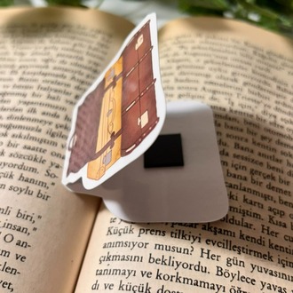 Mıknatıslı Bavul kitap ayracı, Magnetli kitap ayracı, Manyetik kitap ayracı