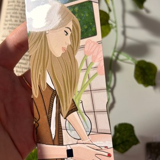 Aşçı temalı kitap ayracı, parlak kitap ayracı, su geçirmez kitap ayracı
