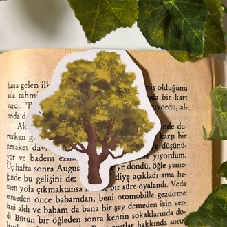 Mıknatıslı Ağaç kitap ayracı, Magnetli kitap ayracı, Manyetik kitap ayracı