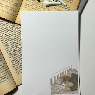 Uyku kahve Notepad Çek Kopar Defter, Tutkallı Bloknot, A5, Çizgisiz Defter
