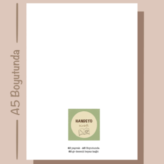 Mutfak Temalı Notepad Çek Kopar Defter, Tutkallı Bloknot, A5, Çizgisiz Defter