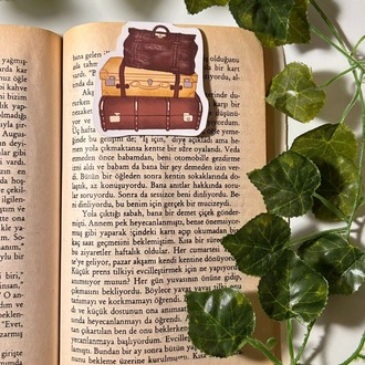 Mıknatıslı Bavul kitap ayracı, Magnetli kitap ayracı, Manyetik kitap ayracı