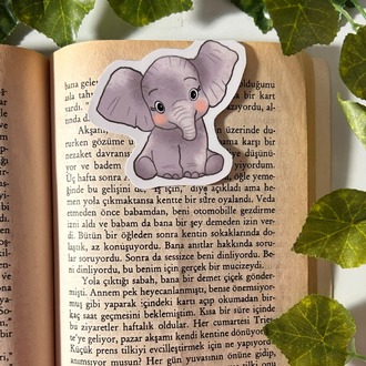 Mıknatıslı Fil kitap ayracı, Magnetli kitap ayracı, Manyetik kitap ayracı