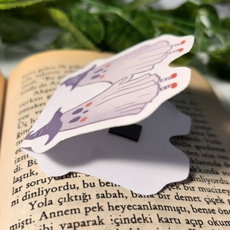 Hayalet temalı mıknatıslı kitap ayracı