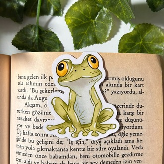 Kurbağa kitap ayracı mıknatıslı kitap ayracı magnetli kitap ayracı manyetik ayraç