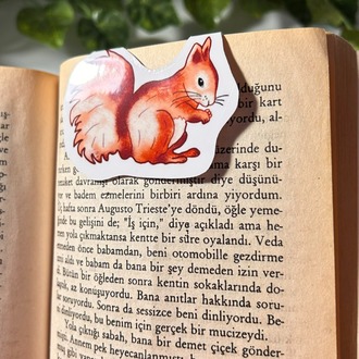 Mıknatıslı Sincap kitap ayracı, Magnetli kitap ayracı, Manyetik kitap ayracı