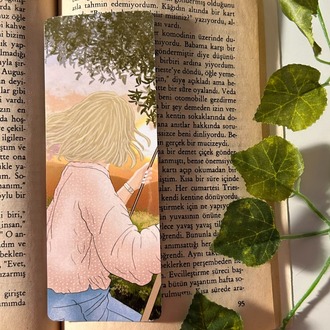 Salıncak temalı kitap ayracı