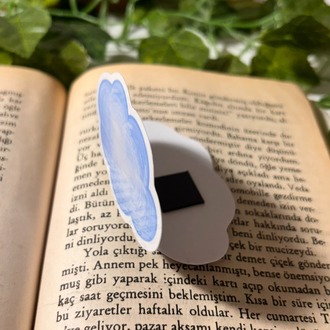 Bulut kitap ayracı mıknatıslı kitap ayracı magnetli kitap ayracı manyetik ayraç