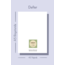 Mor çiçek notepad/memopad