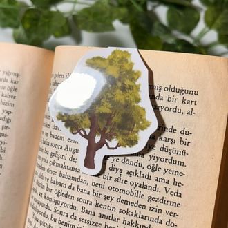Mıknatıslı Ağaç kitap ayracı, Magnetli kitap ayracı, Manyetik kitap ayracı