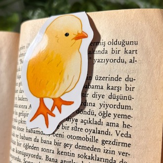 Mıknatıslı Civciv kitap ayracı, Magnetli kitap ayracı, Manyetik kitap ayracı