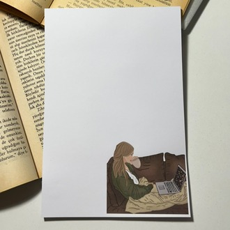 Film Temalı Notepad Çek Kopar Defter, Tutkallı Bloknot, A5, Çizgisiz Defter