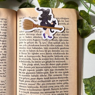 Cadı kitap ayracı mıknatıslı kitap ayracı magnetli kitap ayracı manyetik ayraç