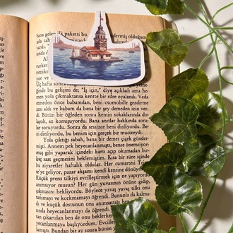 Mıknatıslı Kız Kulesi kitap ayracı, Magnetli kitap ayracı, Manyetik kitap ayracı